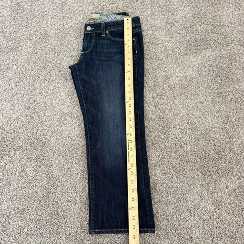 Paige Canyon Short Blue Jeans Bermuda Wash Out Classic Women's 26 - Picture 10 of 13